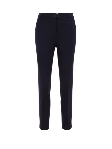 WE Fashion Pantaloni cu dungă închis albastru