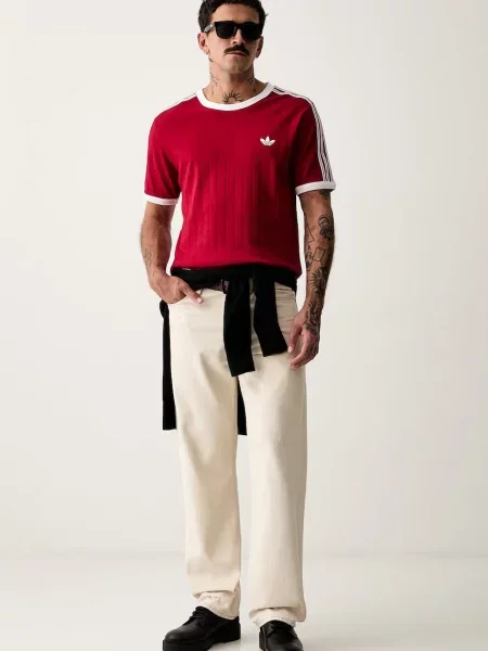 ADIDAS ORIGINALS Tričko červená biela