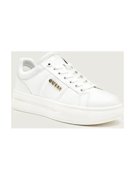 Pantofi Guess din piele alb