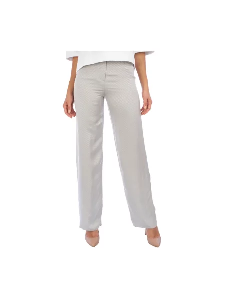 Spodnie Emporio Armani szare