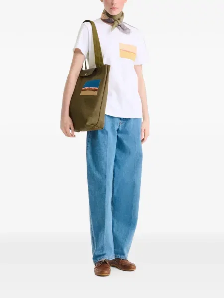 Geantă shopper Longchamp verde