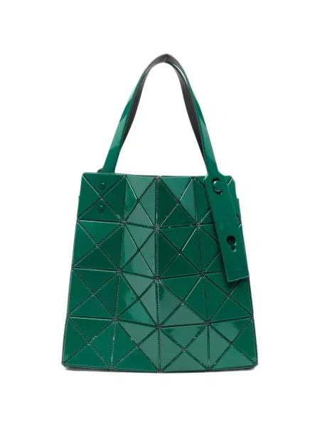 Geantă Bao Bao Issey Miyake cu imprimeu geometric verde
