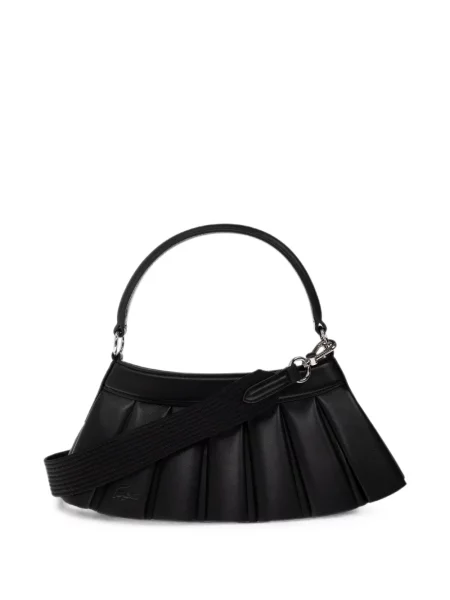 Geantă shopper Lacoste din piele negru