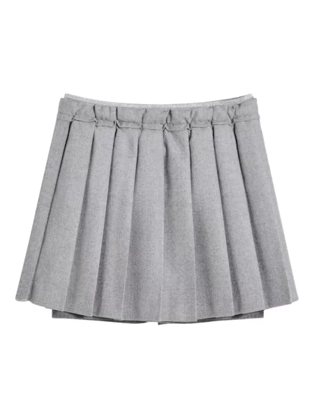 Spódnica mini dziecięca Brunello Cucinelli szara