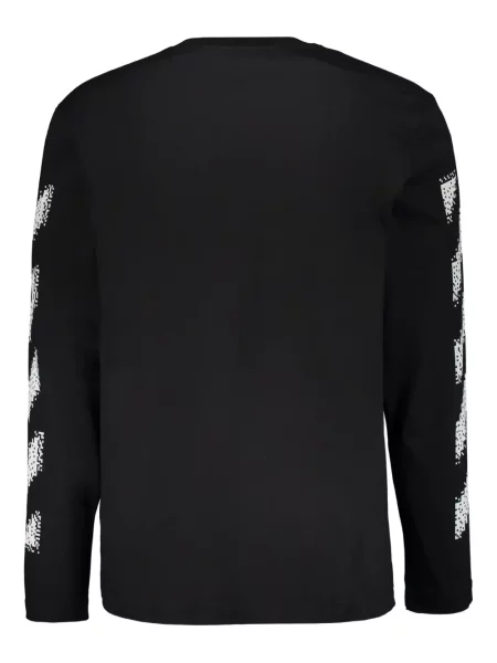 Tricou Off-white lung alb