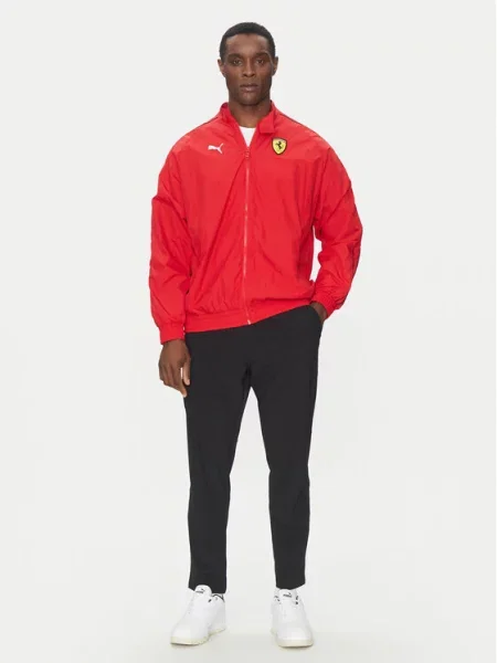 Prehodna jakna Scuderia Ferrari rdeča