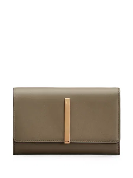 Δερμάτινος πορτοφόλι Tod's καφέ