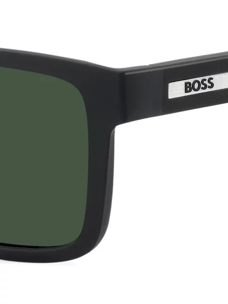 Ochelari de soare pătrați Boss negru