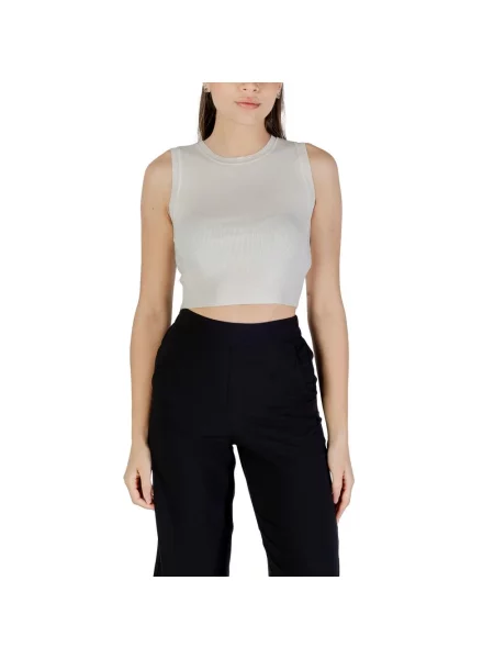 Top Jacqueline De Yong o krotszym kroju biały