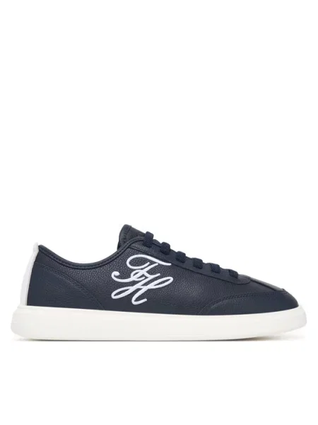 Tommy Hilfiger Αθλητικά Th Icon Court Script Premium Σκούρο μπλε