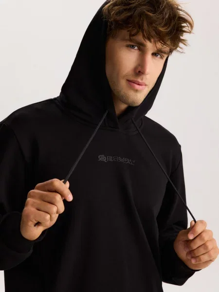 Bluza dresowa Rough Radical Cotton Active Hoodie czarna
