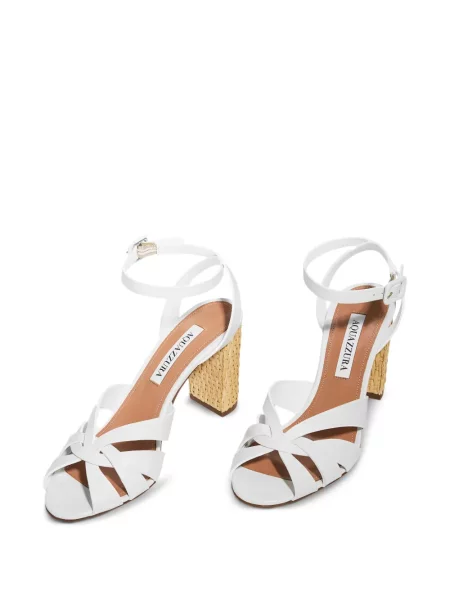 Sandale Aquazzura alb