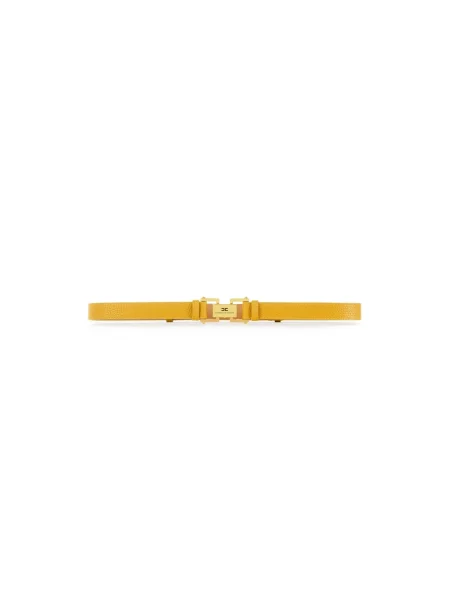 Pasek Elisabetta Franchi z logo żółty