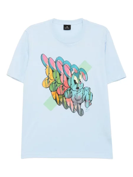 Tricou Ps Paul Smith cu imagine albastru