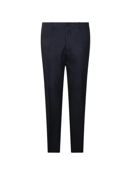 Pantaloni Lardini de lână albastru
