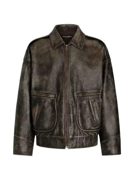 Geanta de piele Dolce & Gabbana maro