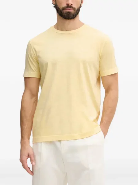 Tricou Gant cu autograf galben