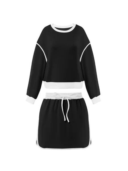 Imily Bela Haine de casă Workout set negru alb