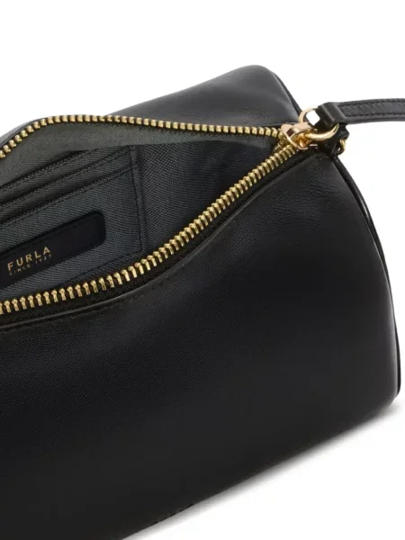 Geanta de piele Furla din piele negru