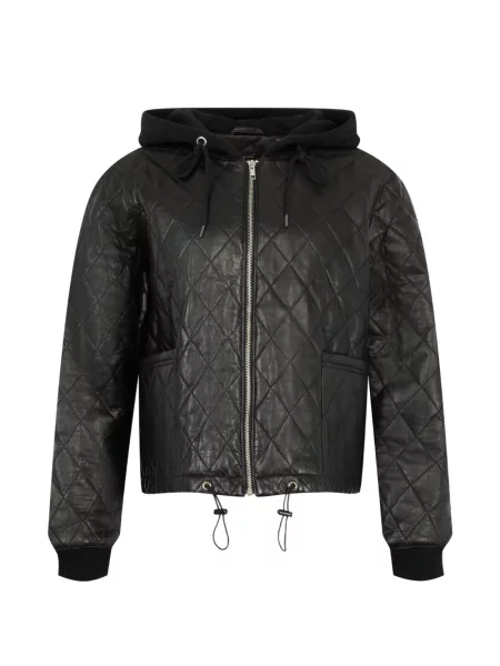 Geanta de piele R13 cu glugă negru