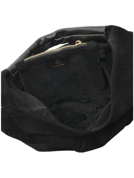 Geanta hobo Anna Luchini negru