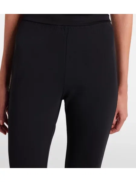 Pantaloni Gucci din jerseu evazate negru