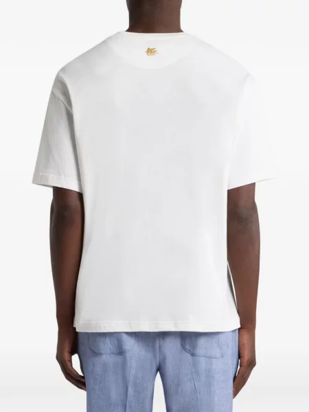 Tricou Etro cu imagine alb
