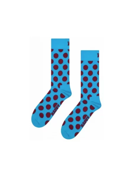 Pöttyös alsó Happy Socks kék