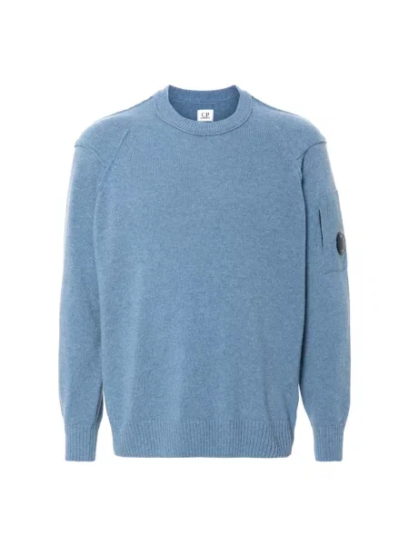 Sweter C.p. Company wełniany niebieski