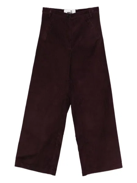 Spodnie Mii sztruksowe czerwone