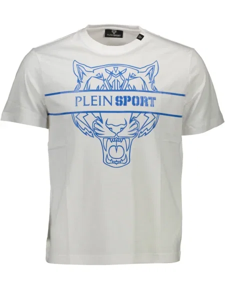 Tricou Plein Sport scurt alb