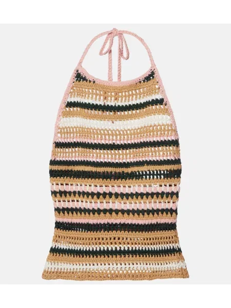 Croșetat top The Upside cu gât halter