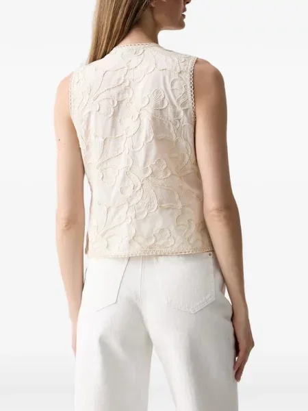 Top Haveone cu model floral cu legături