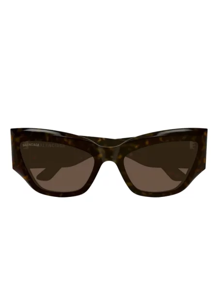 Ochelari de soare Balenciaga Eyewear cu imprimeu geometric maro