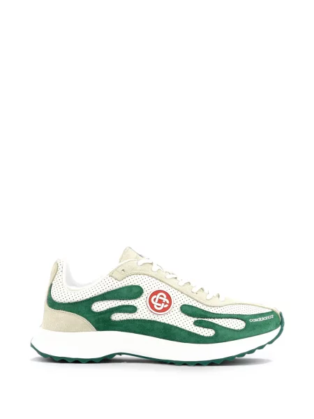 Sneakerși Casablanca cu autograf alb
