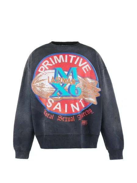 Hanorac Saint Mxxxxxx cu imagine negru