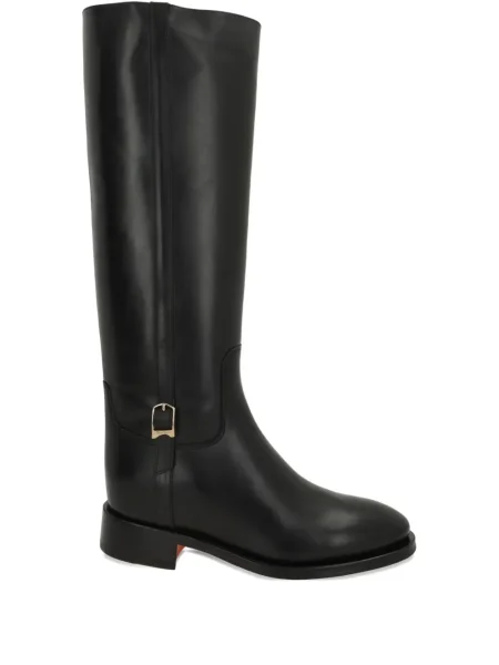 Botine Santoni cu cataramă negru