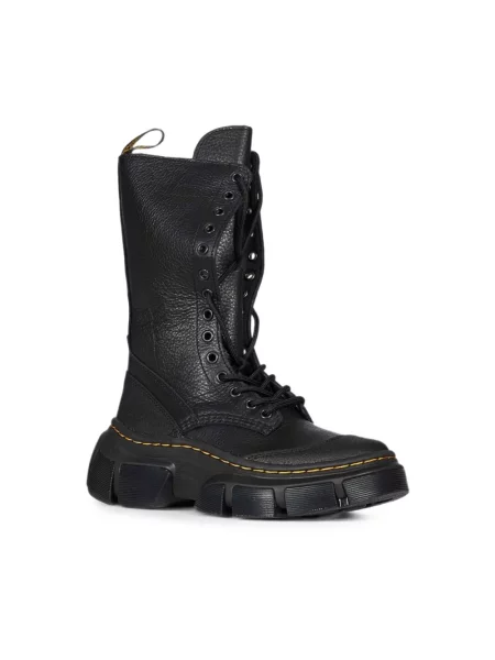 Botki Dr. Martens skórzane czarne