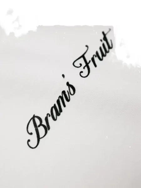 Tricou Bram’s Fruit cu imagine alb