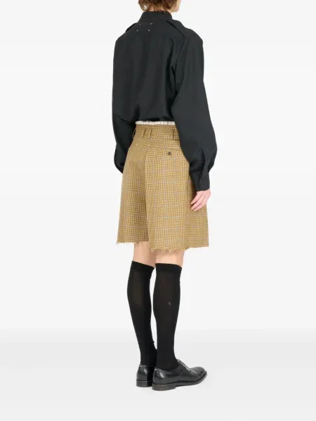 Pantaloni scurți Maison Margiela în carouri cu imagine