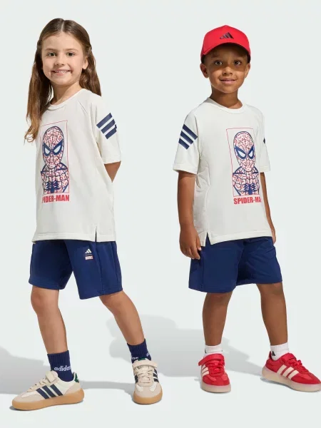 Дитячий Спортивний костюм adidas Marvel перероблений білий