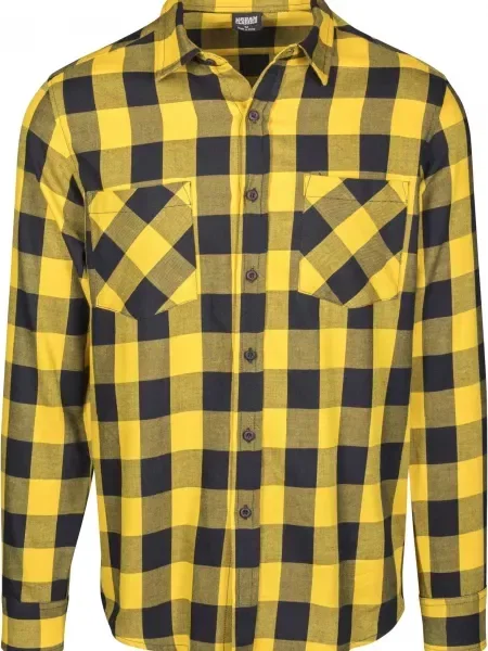 Cămașă în carouri Urban Classics în carouri de flanelă