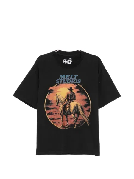 Tricou Melt cu imagine negru