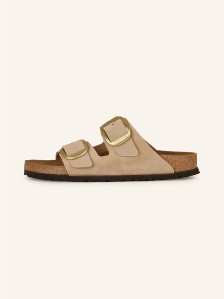 Klapki Birkenstock beżowe
