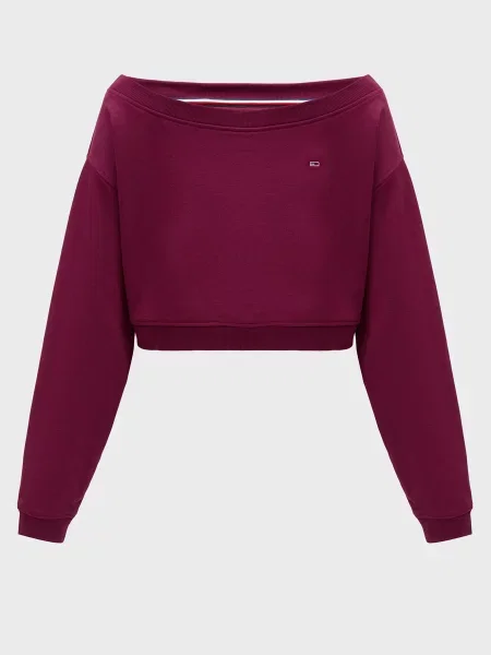 Світшот Tommy Jeans фіолетовий