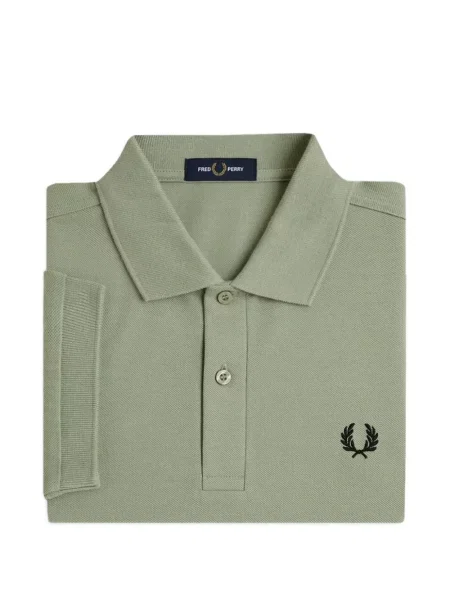 Tricou polo Fred Perry cu broderie verde