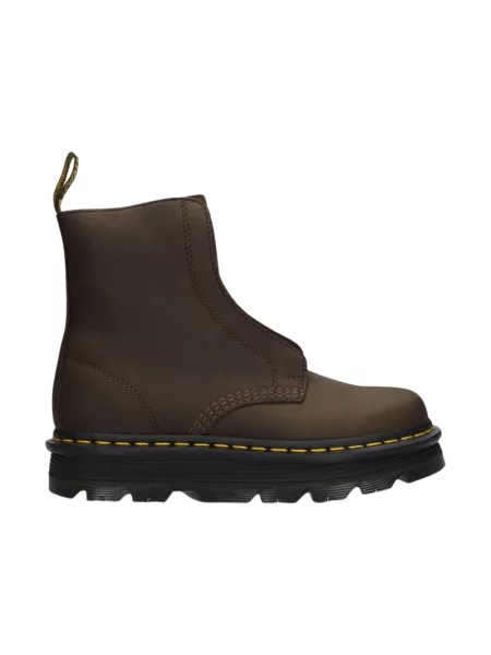 Botki Dr. Martens brązowe