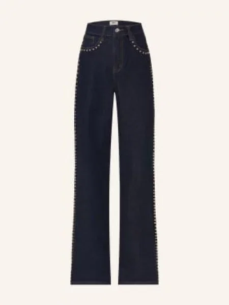 Only Dżinsy Z Szerokimi Nogawkami Hope Z Kamieniami Ozdobnymi blau niebieskie