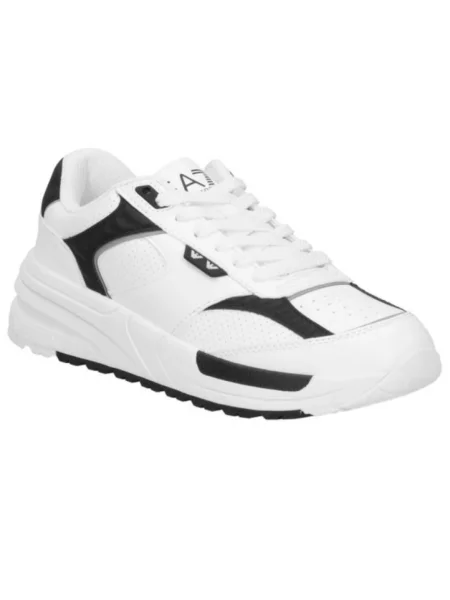 Sneakersy Emporio Armani Ea7 skórzane białe