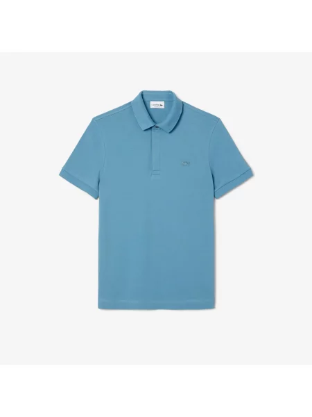 Поло Lacoste голубое